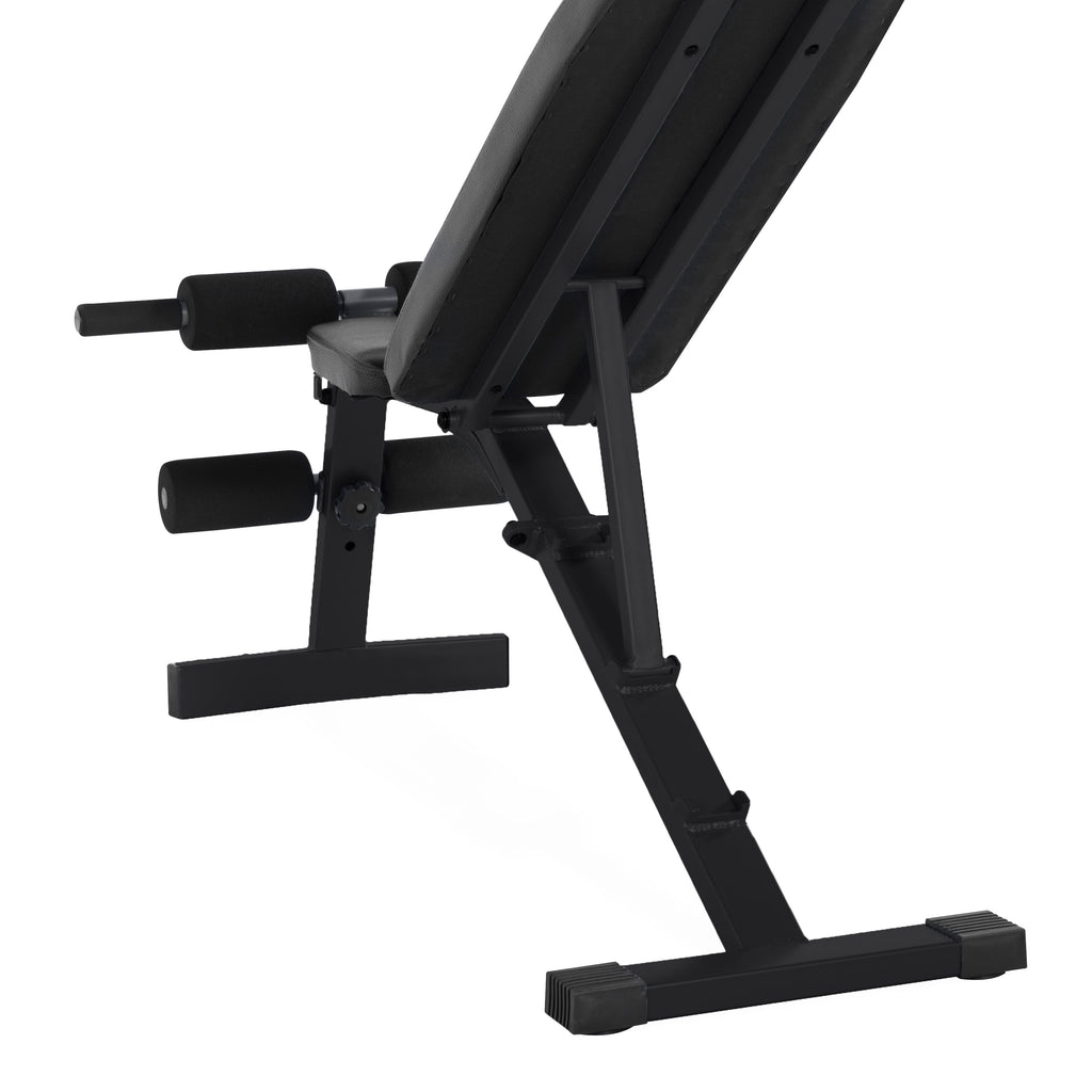 Strength Adjustable FID Weight Bench (600 Lb Weight acity), Black